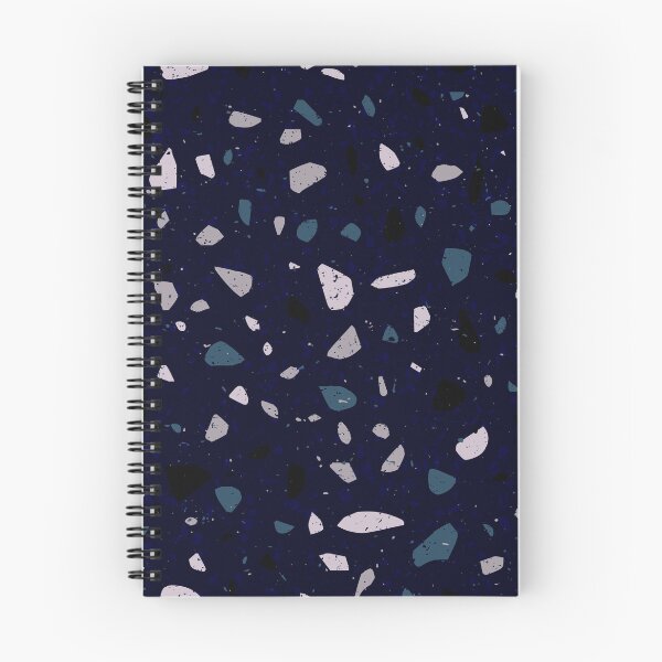Item preview, Dark Blue Terrazzo Marble Pattern designed and sold by thesnowwhyte.