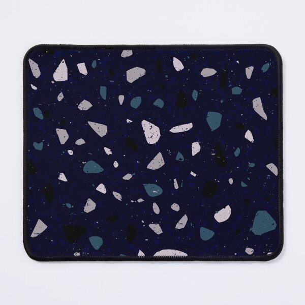 Item preview, Dark Blue Terrazzo Marble Pattern designed and sold by thesnowwhyte.