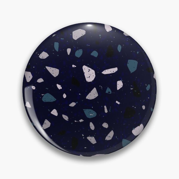 Item preview, Dark Blue Terrazzo Marble Pattern designed and sold by thesnowwhyte.