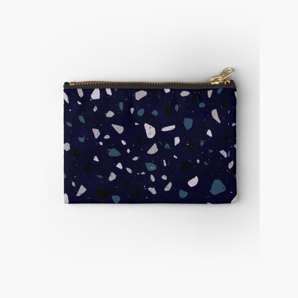 Item preview, Dark Blue Terrazzo Marble Pattern designed and sold by thesnowwhyte.