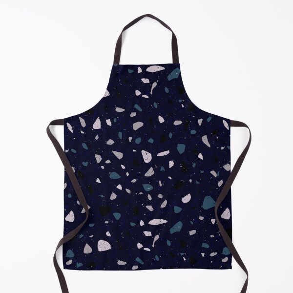 Item preview, Dark Blue Terrazzo Marble Pattern designed and sold by thesnowwhyte.