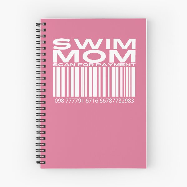 Item preview, Swim Mom Scan para el pago | Nadar Padres | Encuentro de natación | nadar mamá | Código de barras (letras negras disponibles) designed and sold by Wavecrest Wearables.