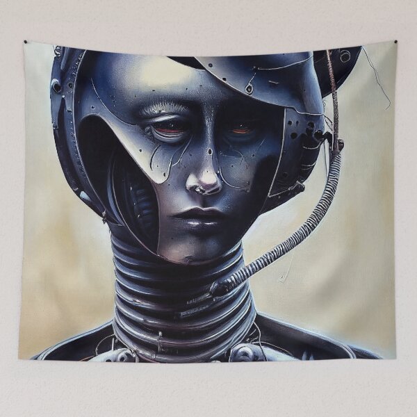 Item preview, Girl in Robot Alien Look designed and sold by mrlongfield.