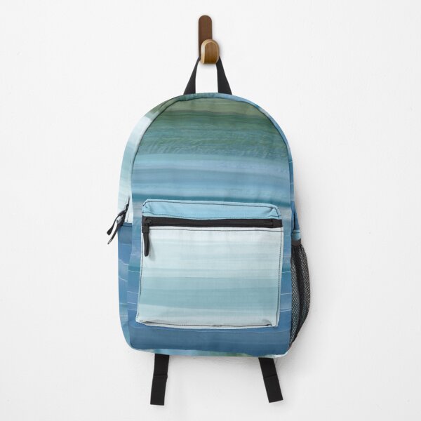 Item preview, Abstract painting- blue , aqua, and green scenery designed and sold by Inktown.