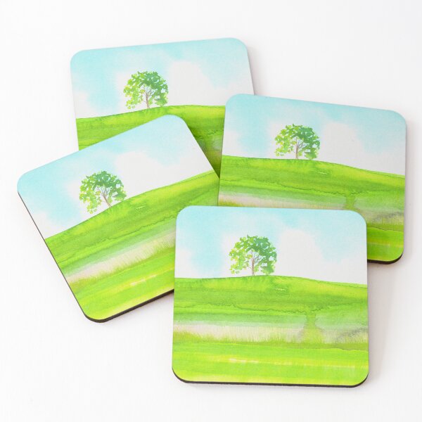 Item preview, Tree on a hill designed and sold by Hayley Holliday.