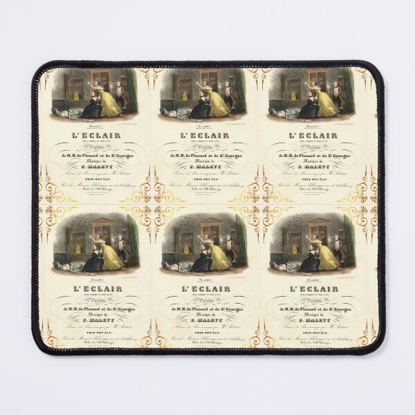 Item preview, "L'Eclair" vintage french musical production print designed and sold by LaylaEvans1.
