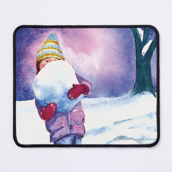 Item preview, Child Building A Snowman designed and sold by JulieSpriddle.