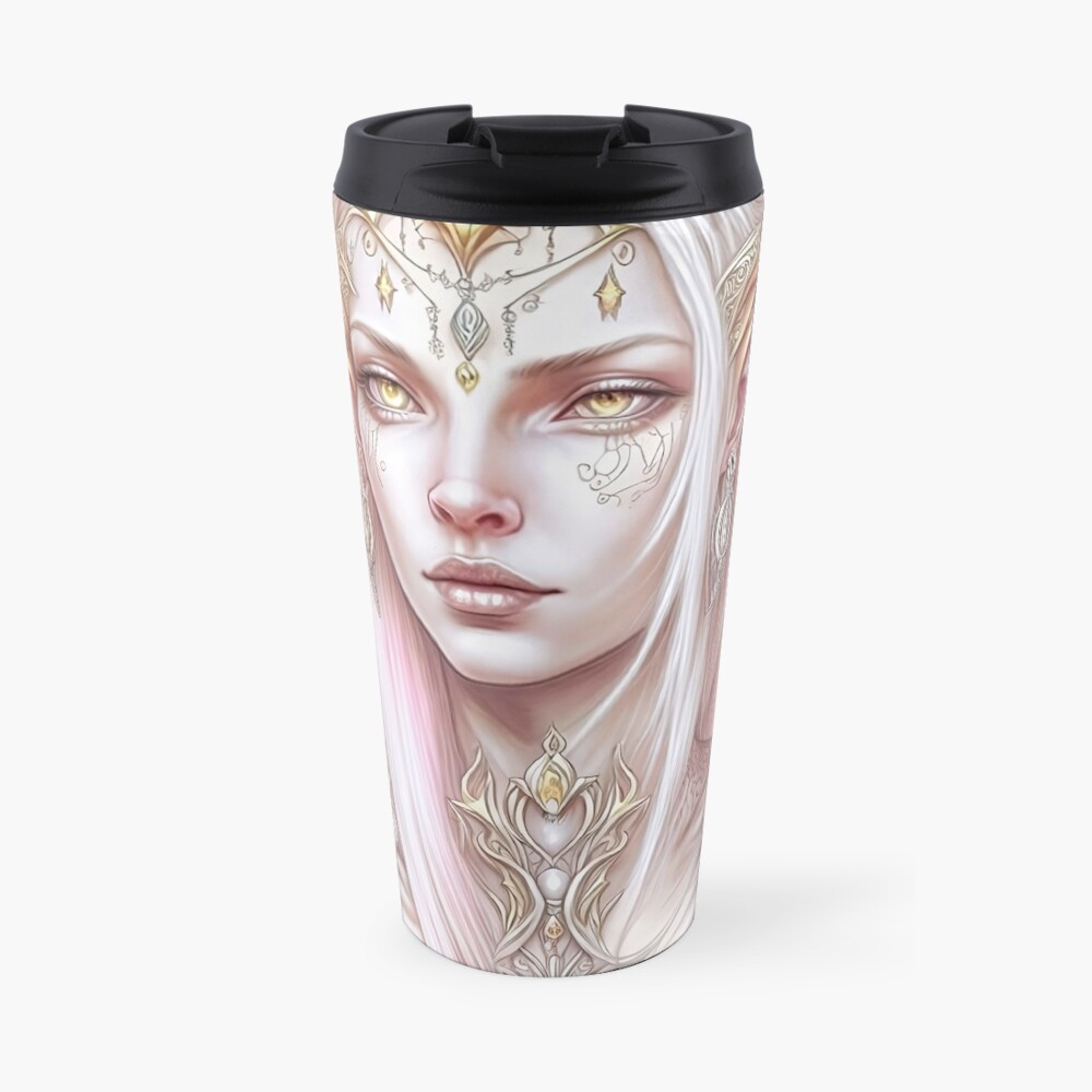 Pink Elf Princess #1 Travel Coffee Mug