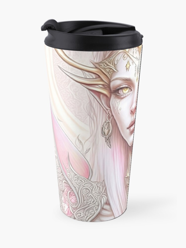 Alternate view of Pink Elf Princess #1 Travel Coffee Mug