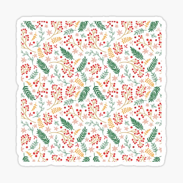 Artikel-Vorschau von Weihnachtsmuster, Weihnachtsblumenblatt-Muster, designt und verkauft von Hussain Shirts.
