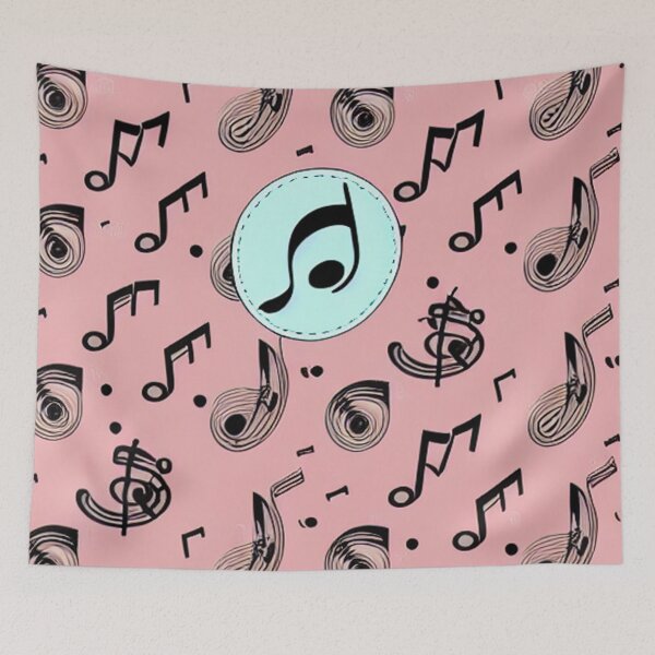 Item preview, Vintage music notes patterns designed and sold by Artbellachi.