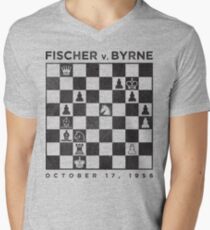 Camiseta para hombre de cuello en v FISCHER v. BYRNE