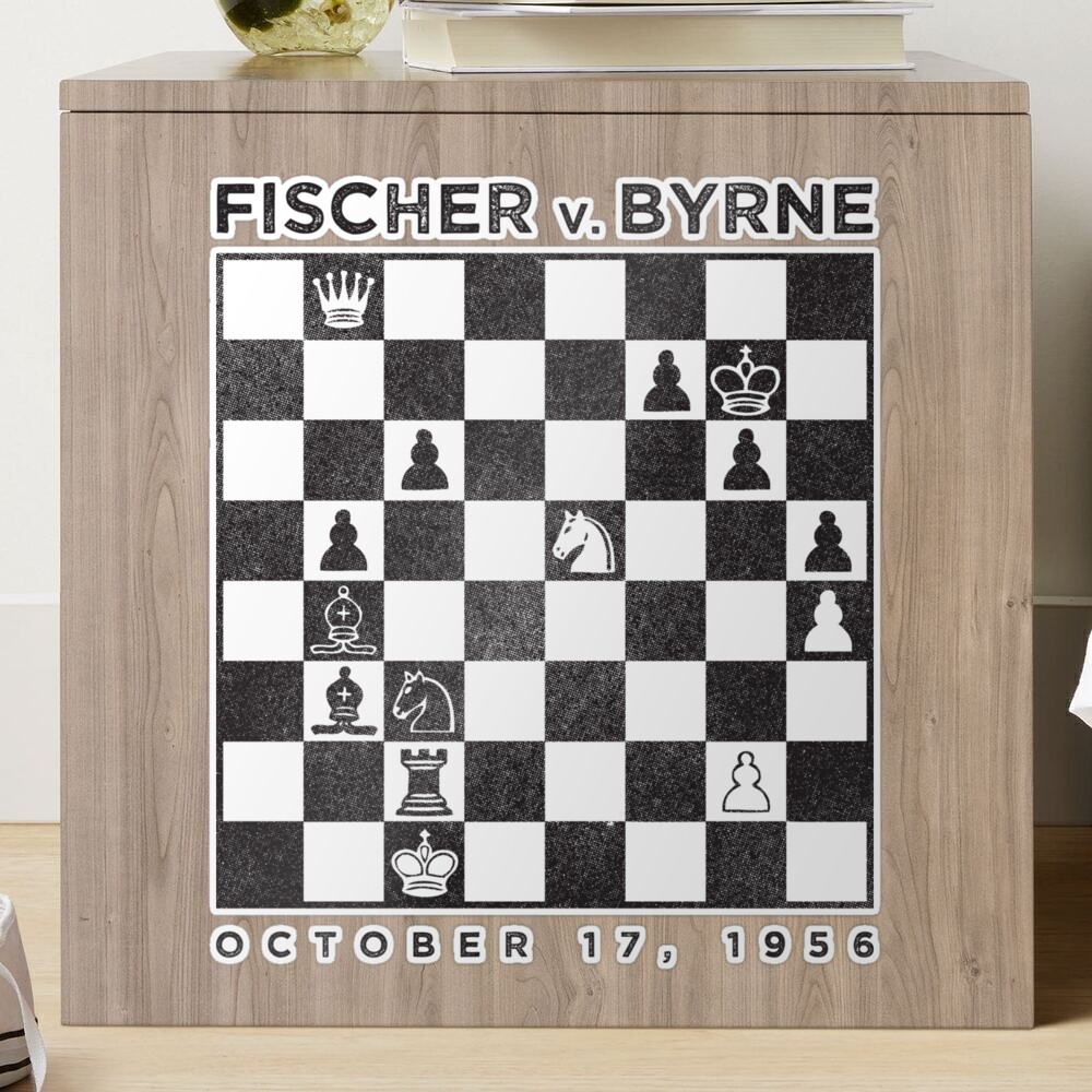 Chess 'Game of the Century' - Byrne v Fischer 1956 Art Print for Sale by  fourthreethree