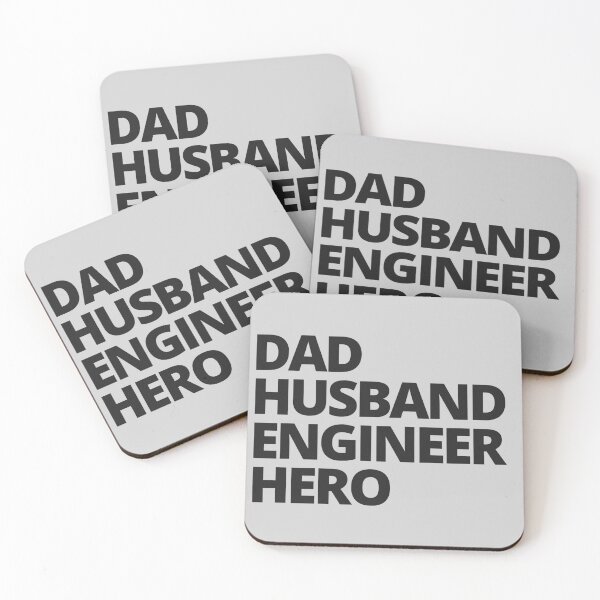 Item preview, DAD HUSBAND ENGINEER HERO. — Funny Engineer Quotes designed and sold by CROWNLIGHT.