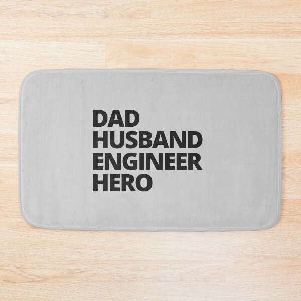 Item preview, DAD HUSBAND ENGINEER HERO. — Funny Engineer Quotes designed and sold by CROWNLIGHT.