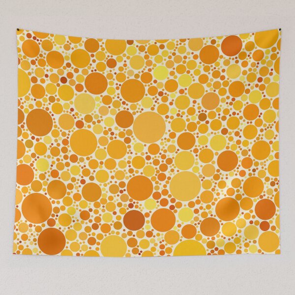 Item preview, Warm Sunshine Polka dots Pattern designed and sold by patternsoup.