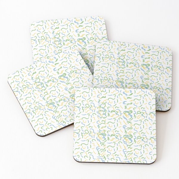 Item preview, Blue and yellow pattern, artist, artwork, designed and sold by Lessonsprint.