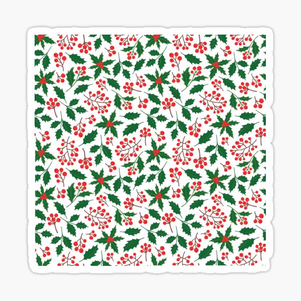 Artikel-Vorschau von Weihnachtsmuster, Weihnachtsstechpalmen-Blätter-Muster, designt und verkauft von Hussain Shirts.