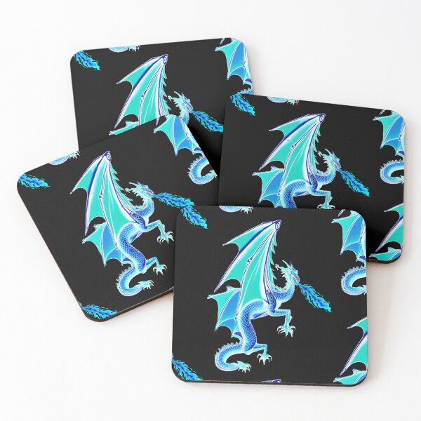 Item preview, FIREBREATHING BLUE DRAGON  designed and sold by sailorsam1805.