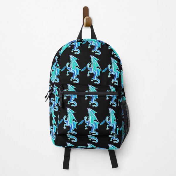 Item preview, FIREBREATHING BLUE DRAGON FACING TO HIS LEFT designed and sold by sailorsam1805.