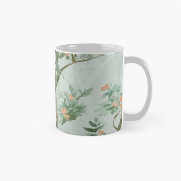 Item preview, French Provincial Charm - Sweetbrier Trail Flowers Folia Duck Egg designed and sold by WearWolfDesigns.