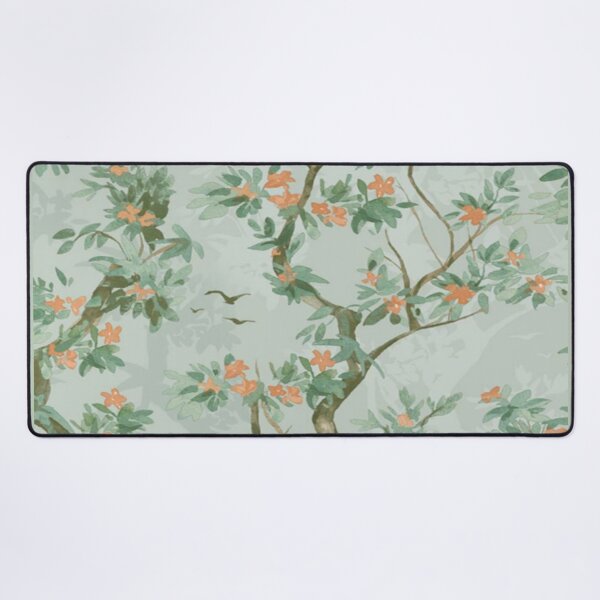 Item preview, French Provincial Charm - Sweetbrier Trail Flowers Folia Duck Egg designed and sold by WearWolfDesigns.