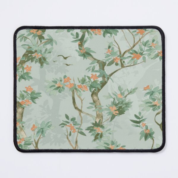 Item preview, French Provincial Charm - Sweetbrier Trail Flowers Folia Duck Egg designed and sold by WearWolfDesigns.