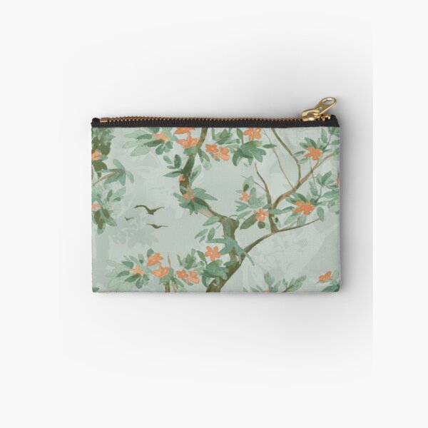 Item preview, French Provincial Charm - Sweetbrier Trail Flowers Folia Duck Egg designed and sold by WearWolfDesigns.