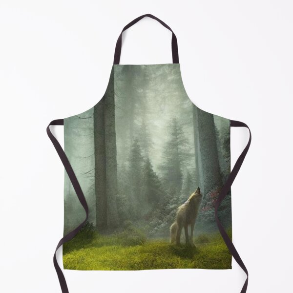 Item preview, Wolf howling among trees designed and sold by ArtySaxon.