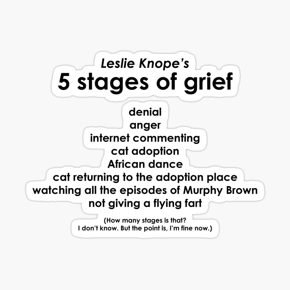 Stages Of Grief Art Print By Kayslominator Redbubble