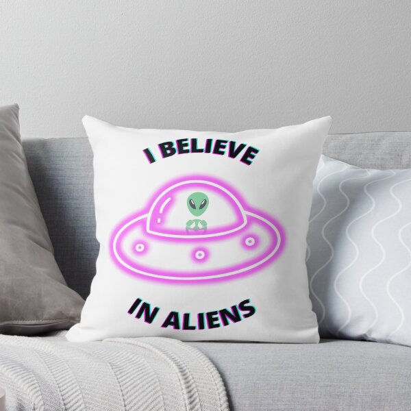 Aperçu de l'œuvre Je crois aux extraterrestres (Neon) créée et vendue par Stephs-Sarcasm.