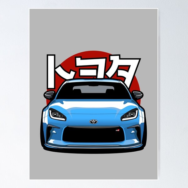 Item preview, Toyota GR86 Neptune blue designed and sold by IssKa.