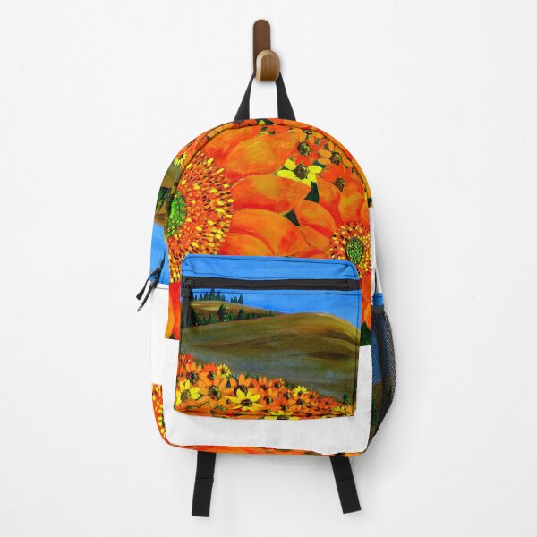 Item preview, "Sunflower Field" Original Floral Nature Painting designed and sold by Michael Arnold.