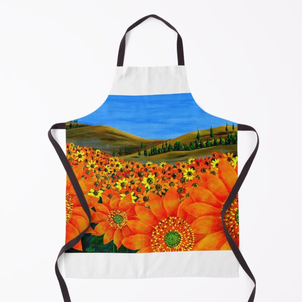 Item preview, "Sunflower Field" Original Floral Nature Painting designed and sold by Michael Arnold.