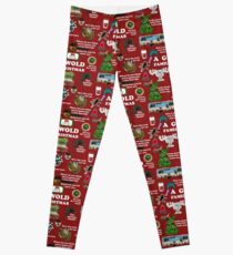 Christmas Vacation Collage Leggings