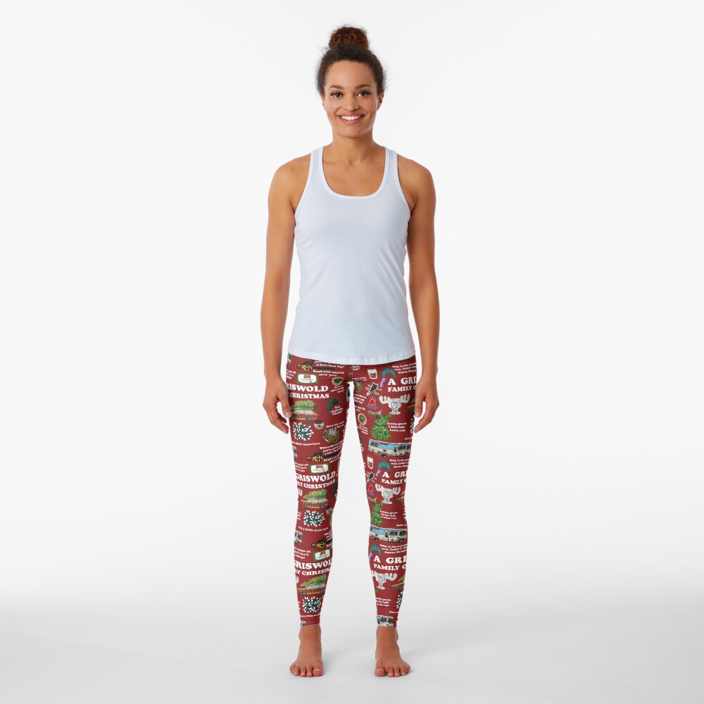 Christmas Vacation Collage Leggings