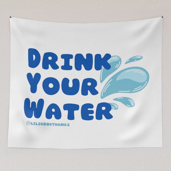 Item preview, Drink your water. v3 | lilsboobthangs designed and sold by lilsboobthangs.