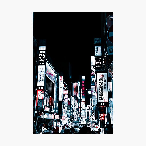 Kabukicho's Signs Photographic Print
