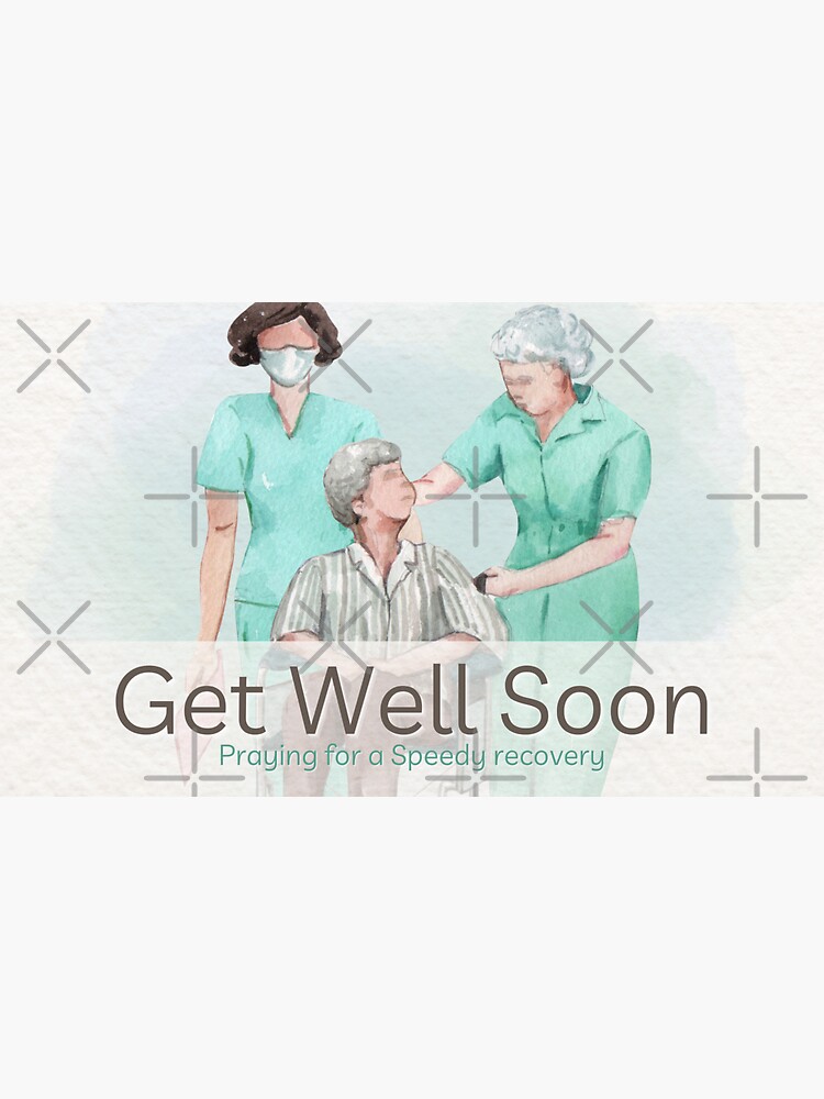 Get Well Soon - Watercolour Teddy Bear and Heart Greeting Card for Sale by  SimplySimpleOrg