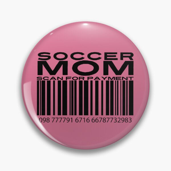 Item preview, Soccer Mom Scan For Payment | Soccer Mom | Soccer Support | Soccer Family | Barcode (White Lettering Available) designed and sold by Wavecrest Wearables.