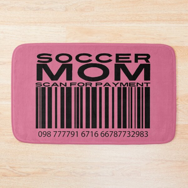 Item preview, Soccer Mom Scan For Payment | Soccer Mom | Soccer Support | Soccer Family | Barcode (White Lettering Available) designed and sold by Wavecrest Wearables.