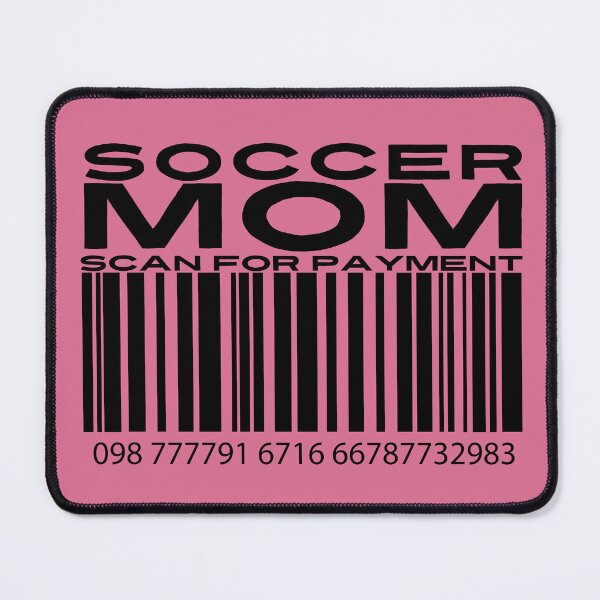 Item preview, Soccer Mom Scan For Payment | Soccer Mom | Soccer Support | Soccer Family | Barcode (White Lettering Available) designed and sold by Wavecrest Wearables.