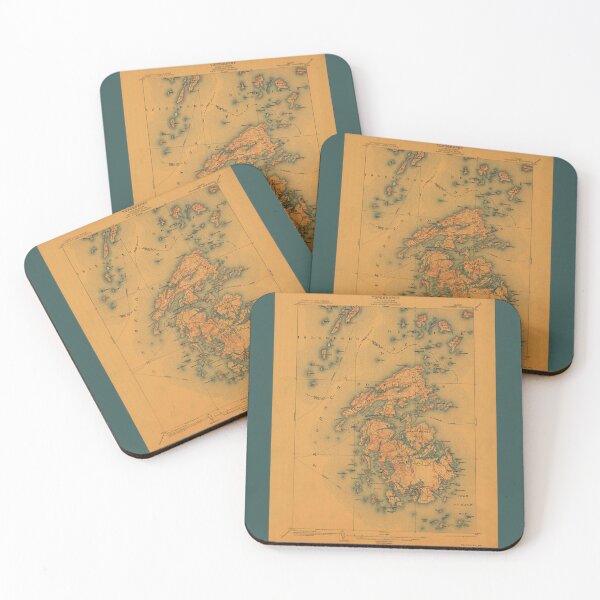 Item preview, Vinalhaven Maine Vintage Map designed and sold by BeaSchoney.