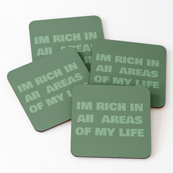 Item preview, I'M RICH IN ALL AREAS OF MY LIFE designed and sold by La Loca.