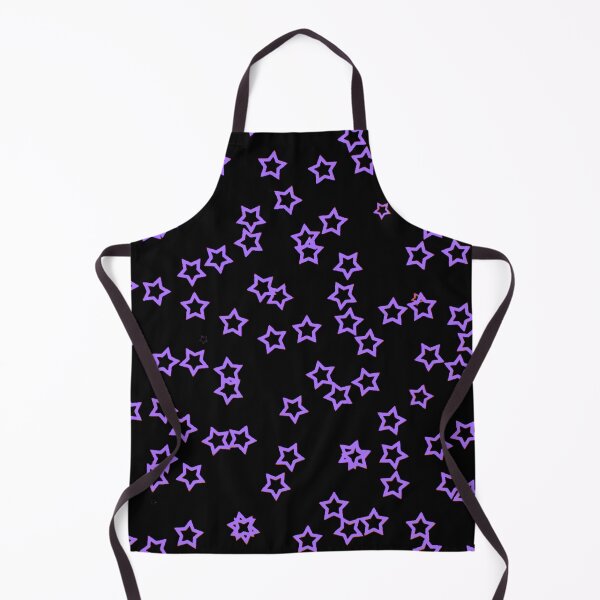 Item preview, Purple stars on black background digital design designed and sold by WorldOfWendyArt.