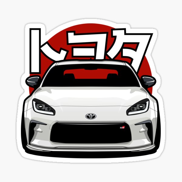Item preview, Toyota GR86 Halo White designed and sold by IssKa.