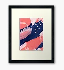 Pink Abstraction Framed Print