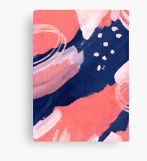 Pink Abstraction Canvas Print