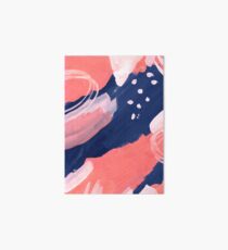 Pink Abstraction Art Board Print