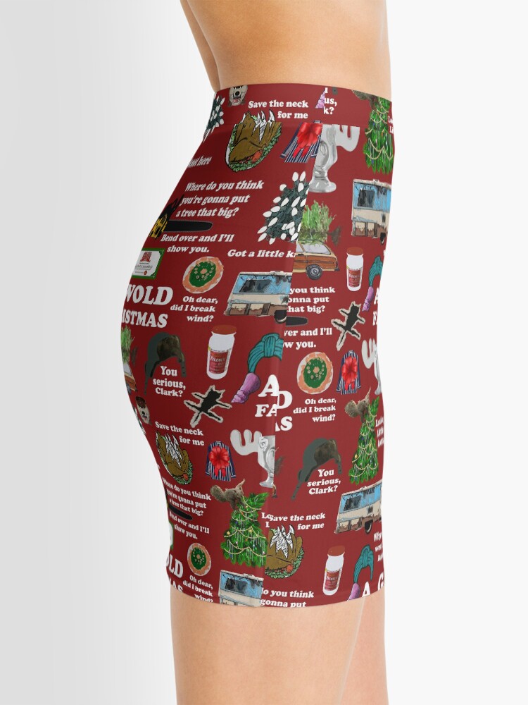 Alternate view of Christmas Vacation Collage Mini Skirt